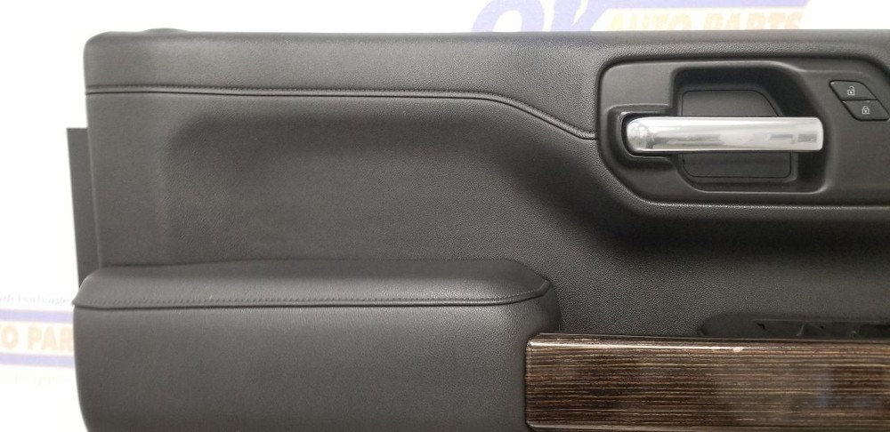 20 GMC SIERRA 1500 ELEVATION DOOR PANEL FRONT LEFT DRIVER BLACK CLOTH
