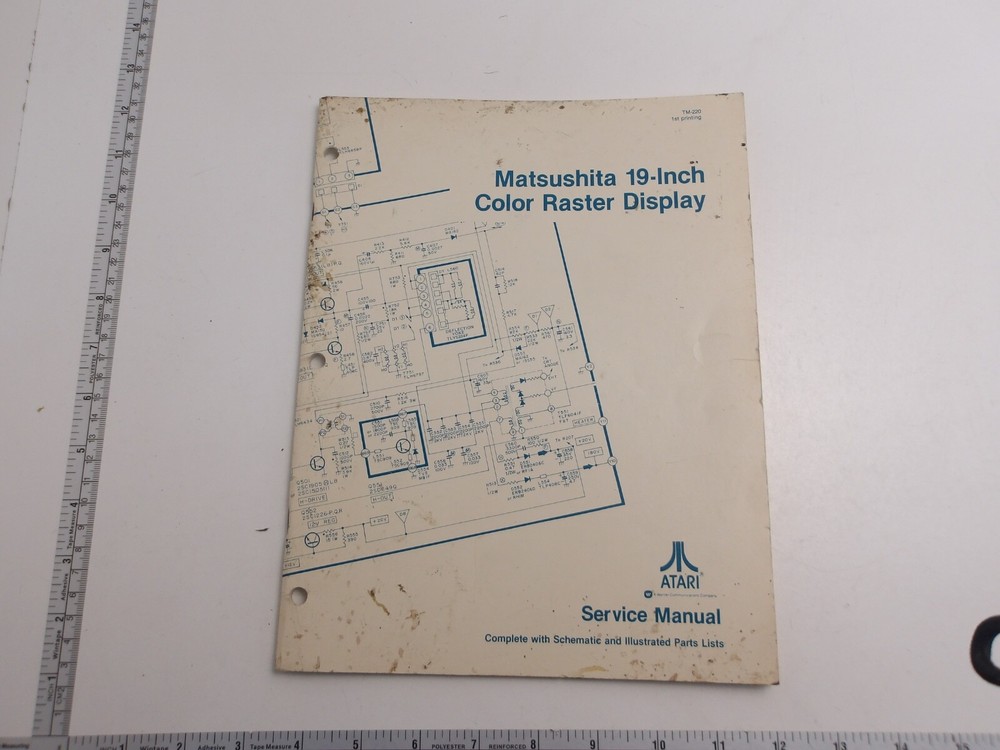 Atari - Monitor Manuals - Distributors pack