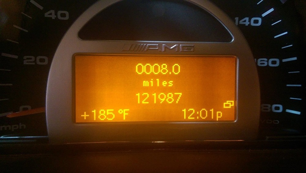 2001 2002 2003 2004 Mercedes C Class W203 Speedometer Display Screen LCD NP