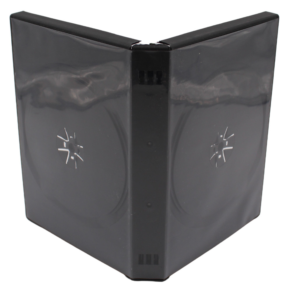 10 Pack Standard Black DVD 8 Disc 27mm Premium Replacement Cases