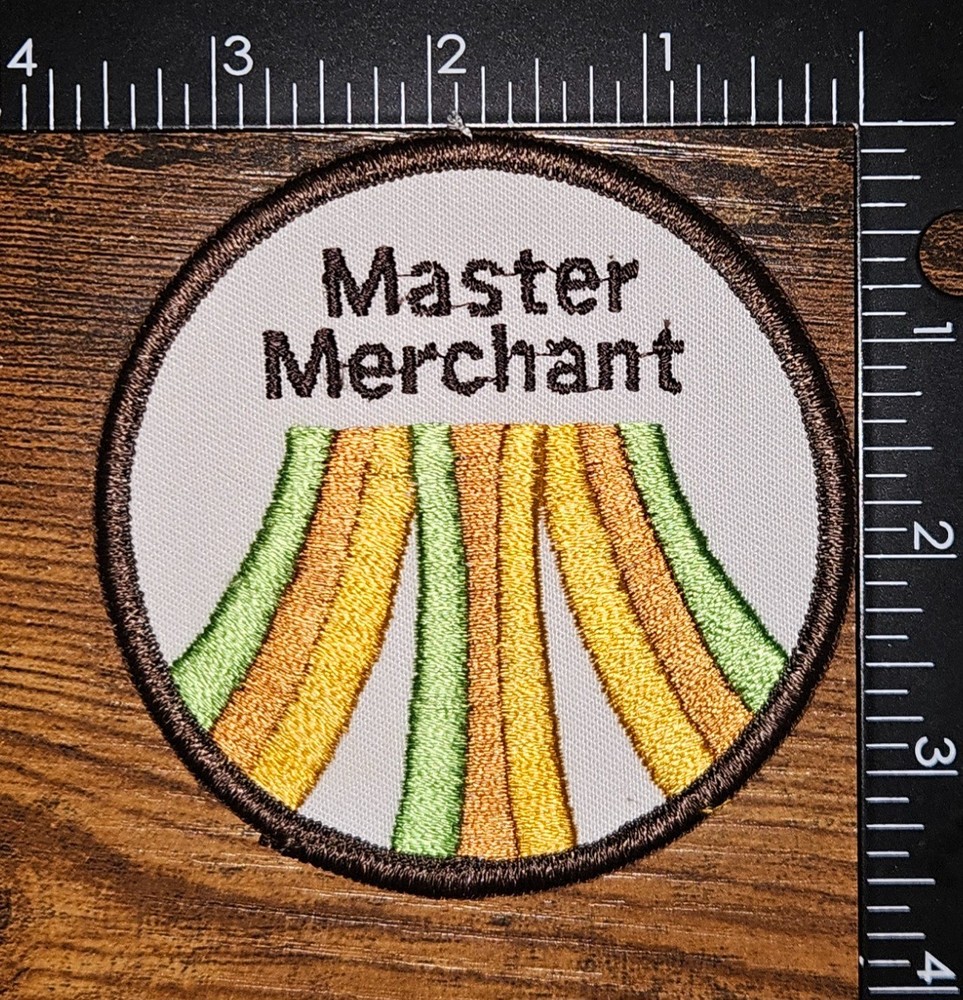 Vintage Retro Patch Master Merchant Patch