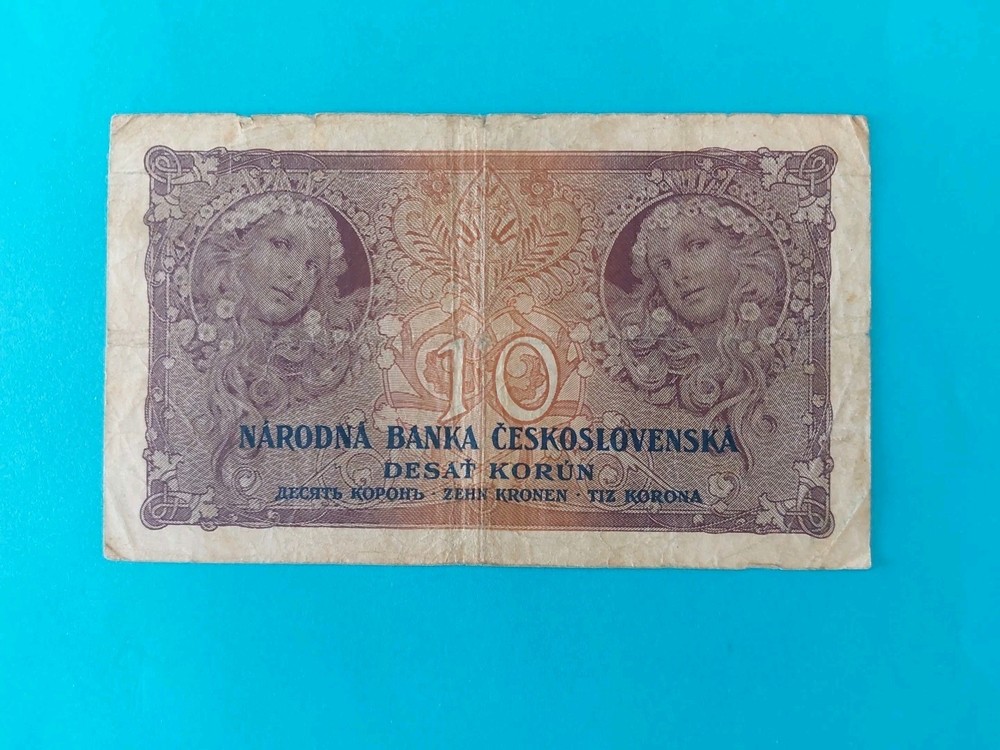 1927 Czechoslovakia 10 crowns