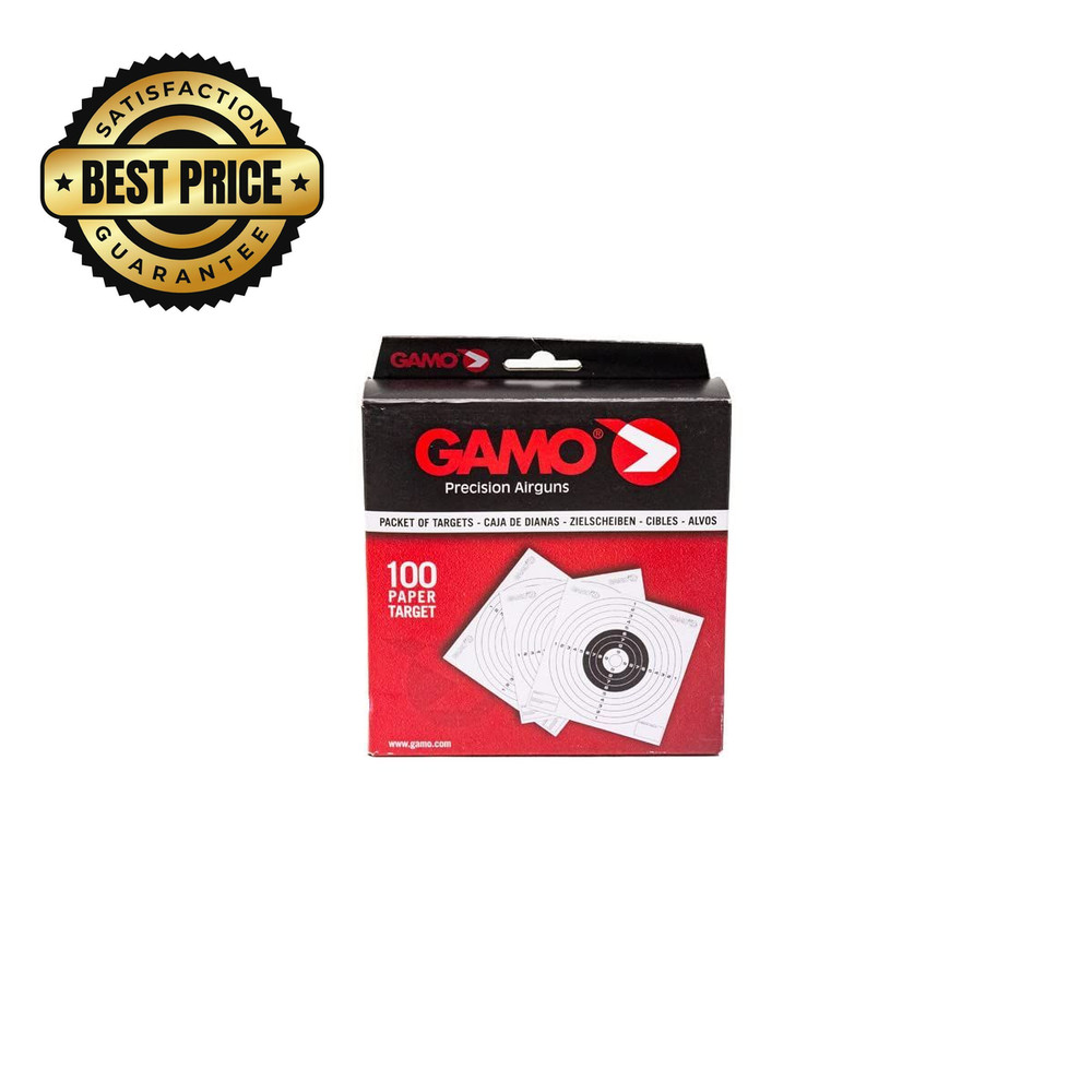 Gamo Paper Targets (100 pack) One Size, White