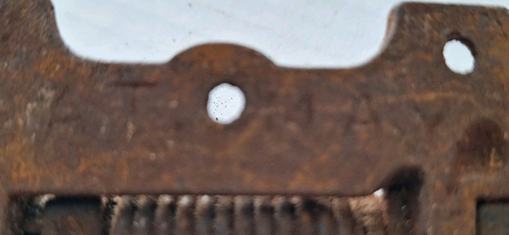 Vintage Cast Iron Screen Door Spring Hinge 1883?
