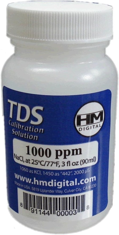 1000ppm TDS Calibration Solution - NIST-Traceable Liquid for Accurate Testing