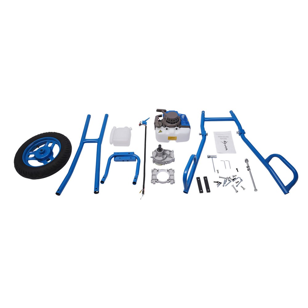 63CC Gasoline Post Hole Digger with 11" Bit for Efficient Ground Drilling