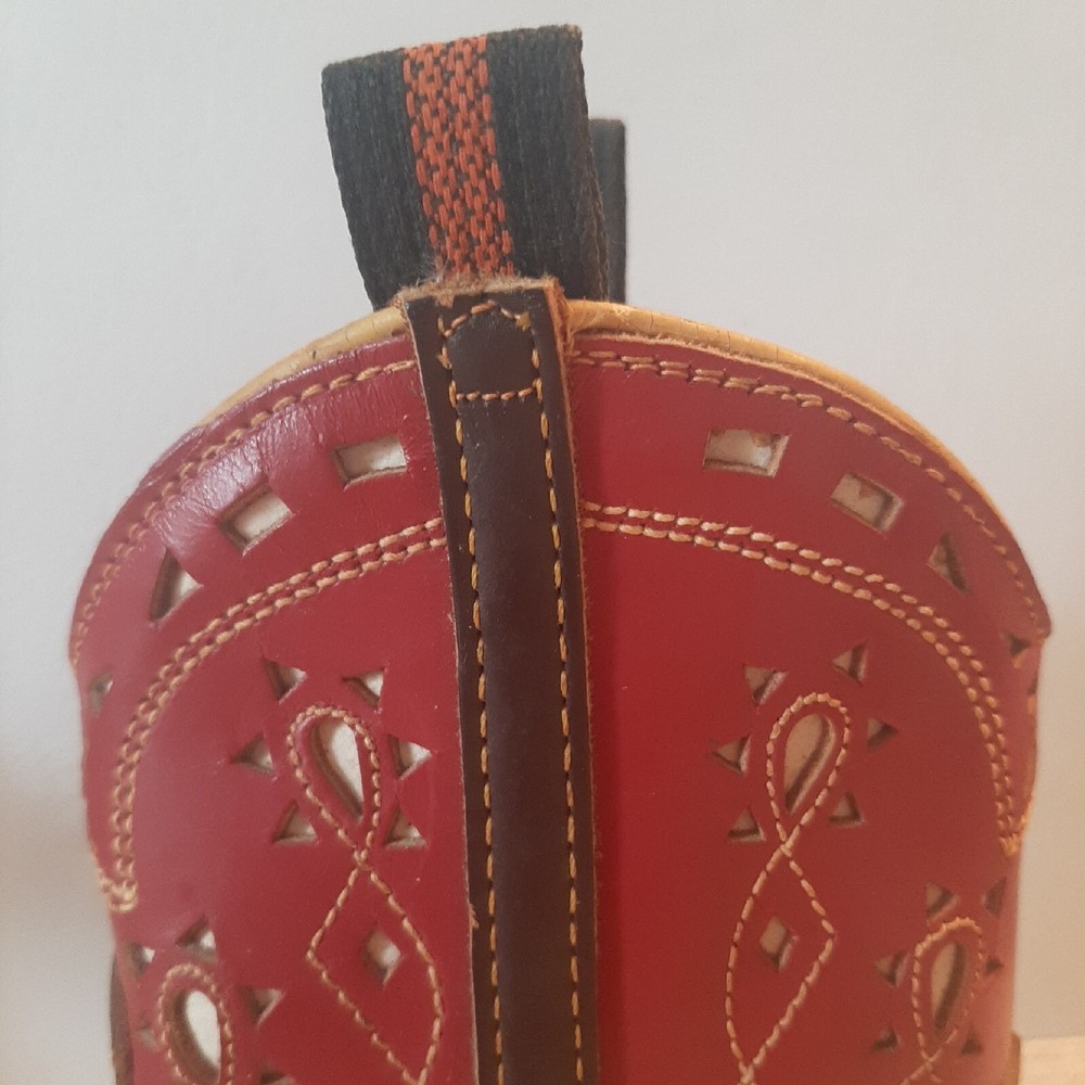 Leather Boot Pencil Holder? Prop Pristine Neolite Sole Unique