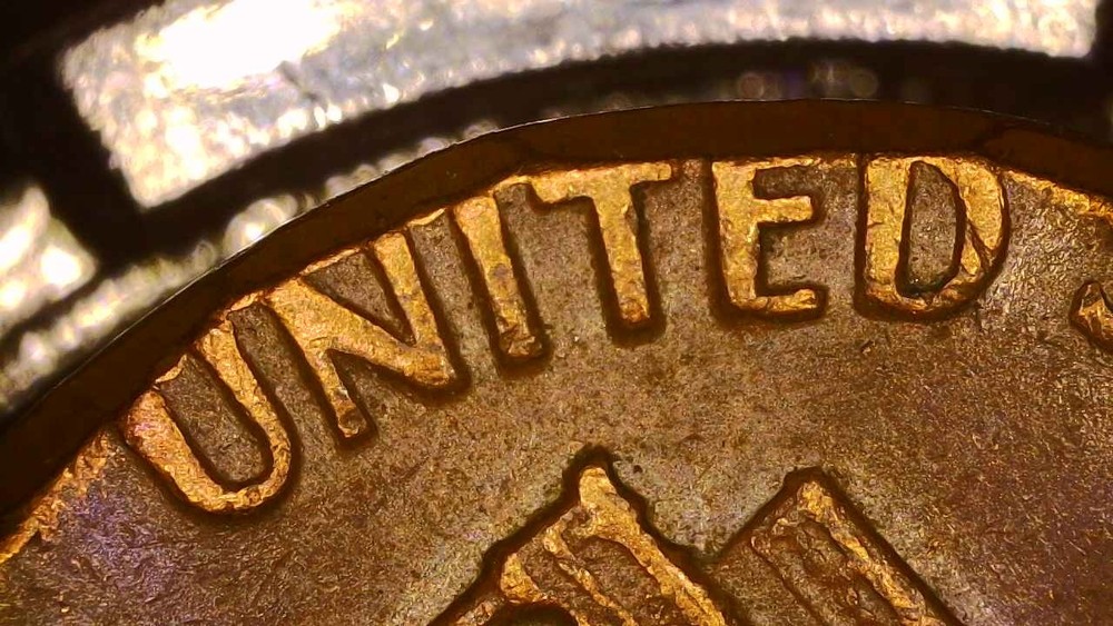 1970 D Lincoln Cent Clipped Planchet / Weak FG