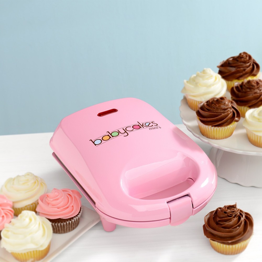Babycakes 4 Mini Cupcake Maker Nonstick Baking Plates
