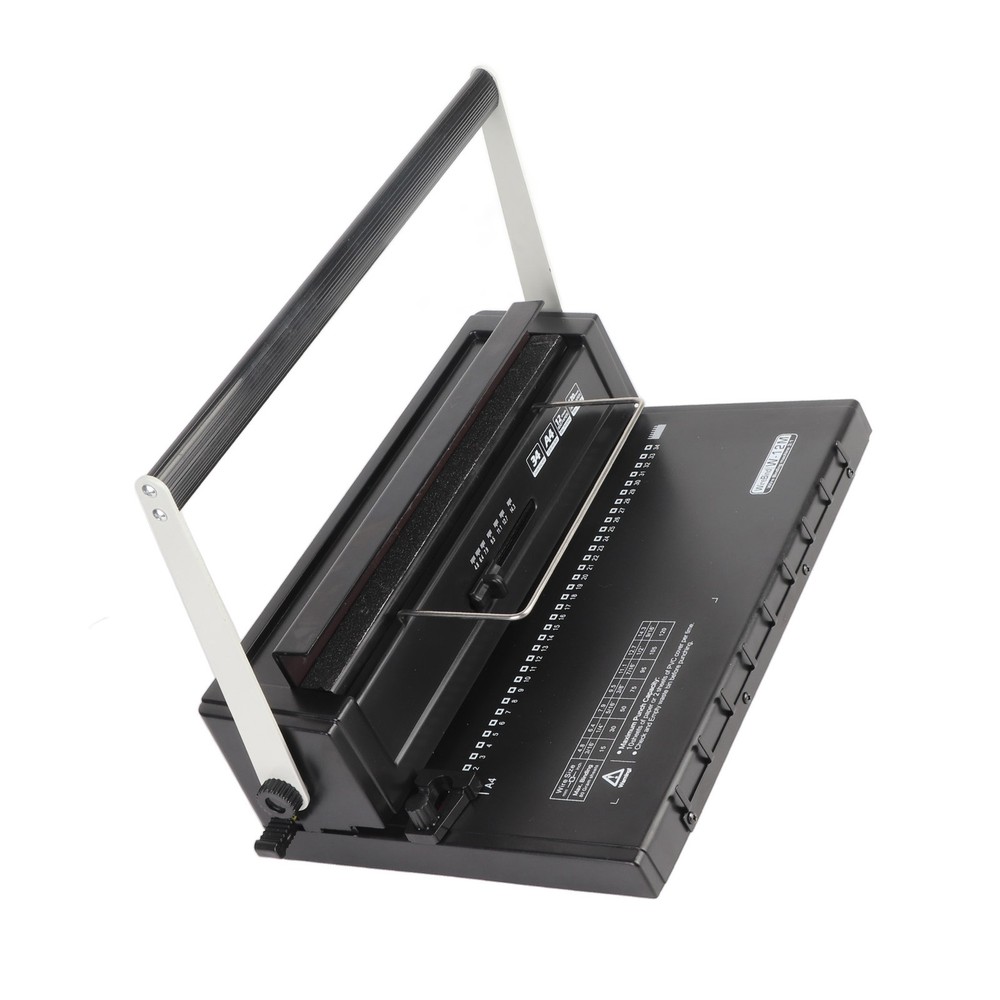 Spiral Coil Binding Machine Efficiently Punches 12 Sheets For A4 A5 Popular