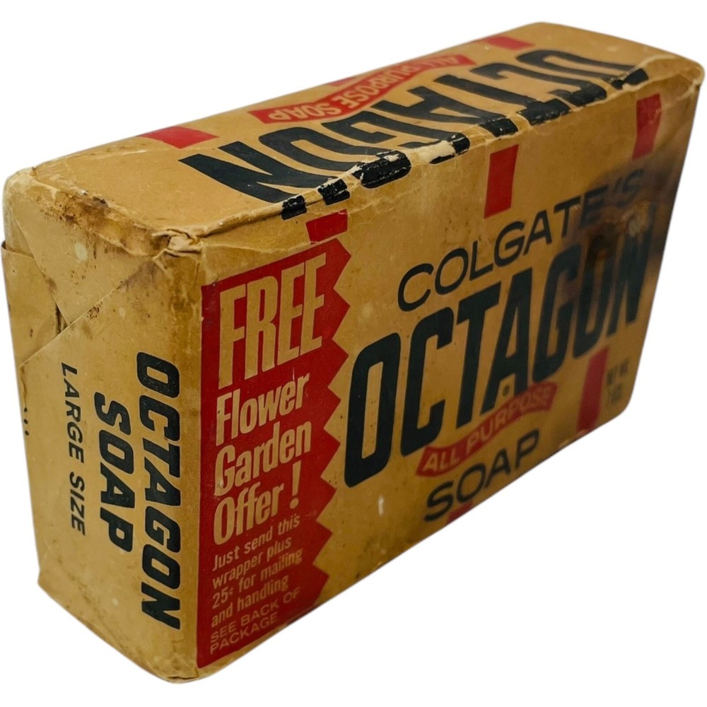 COLGATE’S OCTAGON ALL-PURPOSE SOAP NET WT 7 OZ Colgate-Palmolive NOS