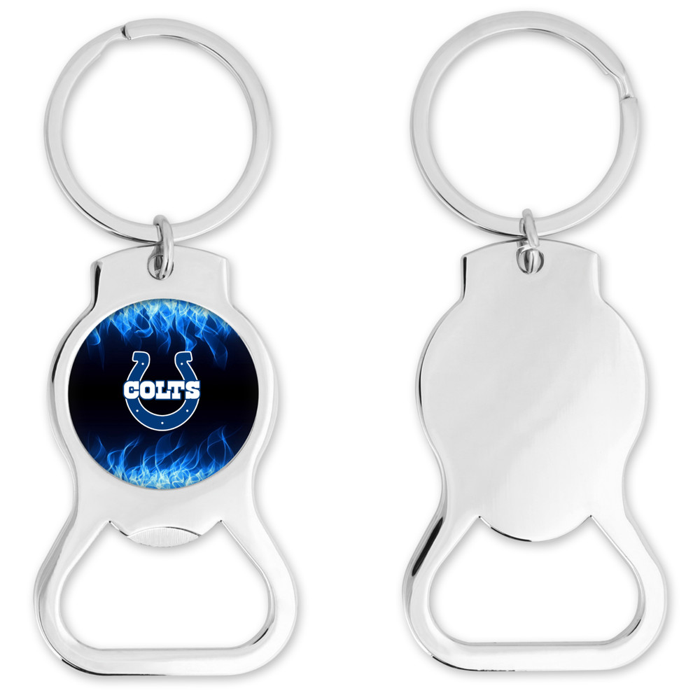 Indianapolis Colts Bottle Opener Keychain Round