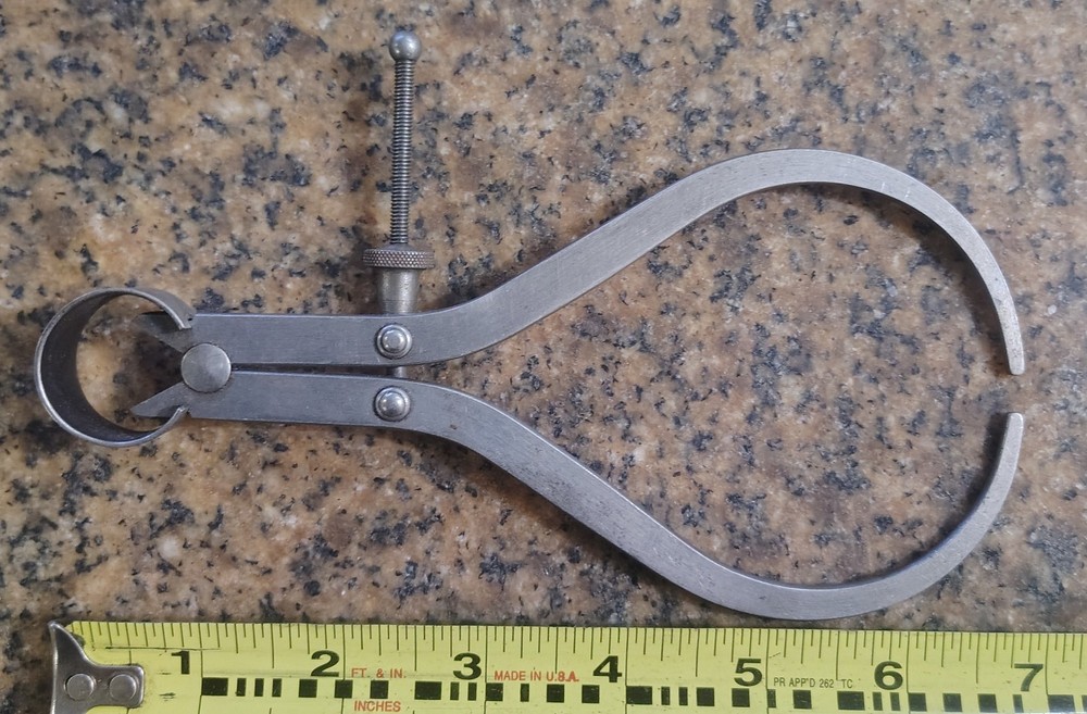 🗽VINTAGE LUFKIN 6" OD CALIPER