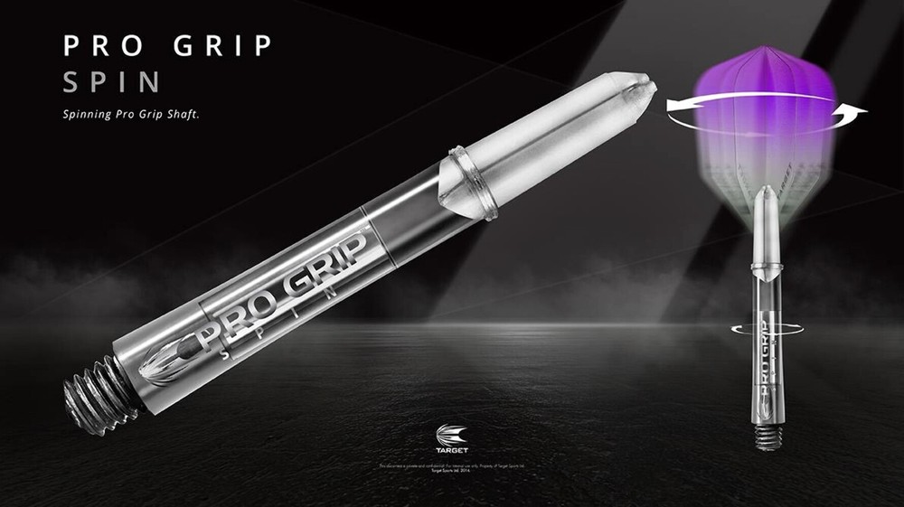 Target Pro Grip Spinning Polycarbonate - Clear Medium