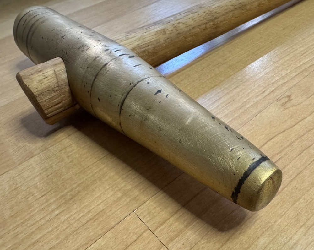 Unique Solid Brass Drift / Setting Hammer 6.5 lb Head American Hickory Handle