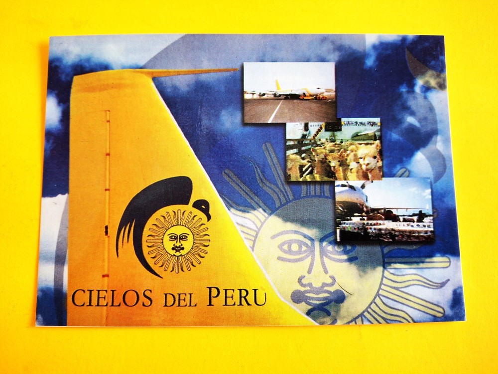 CIELOS del PERU Postcard Boeing 737 Cargo