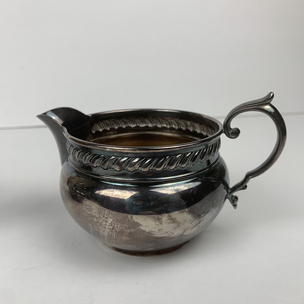 Gorham Silverplated Creamer And Open Sugar Bowl Set YC2051