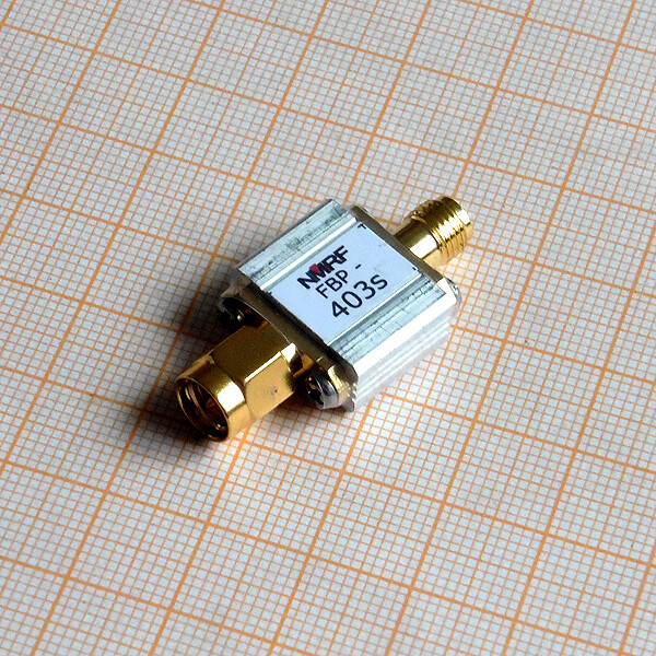 FBP-403s 403MHz acoustic surface wave band pass filter, bandwidth 6MHz