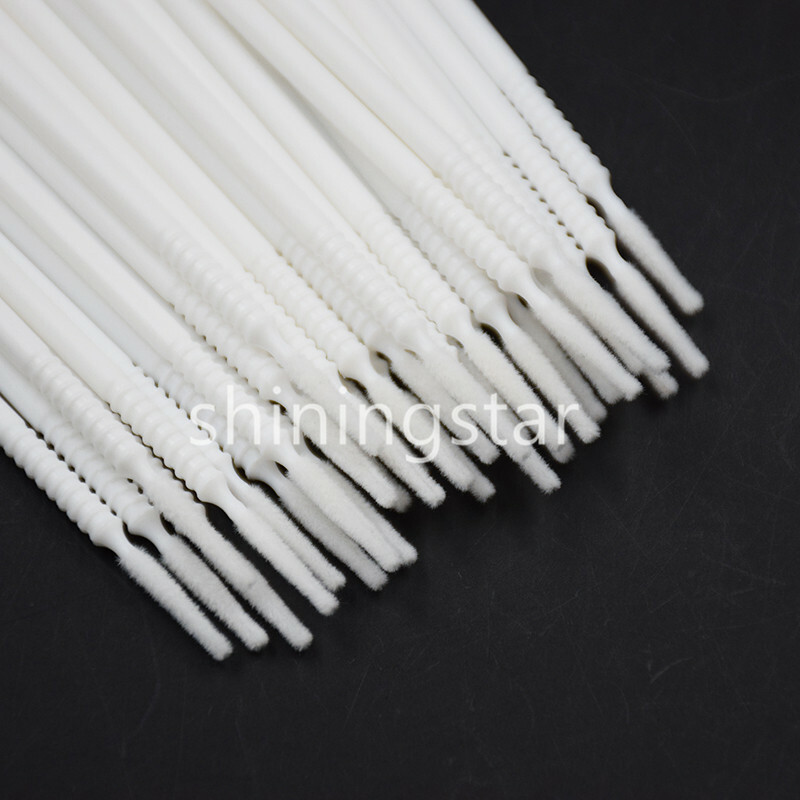 100x White Dental Disposable Micro Brush Bendable Applicator Tips Long Cylinder