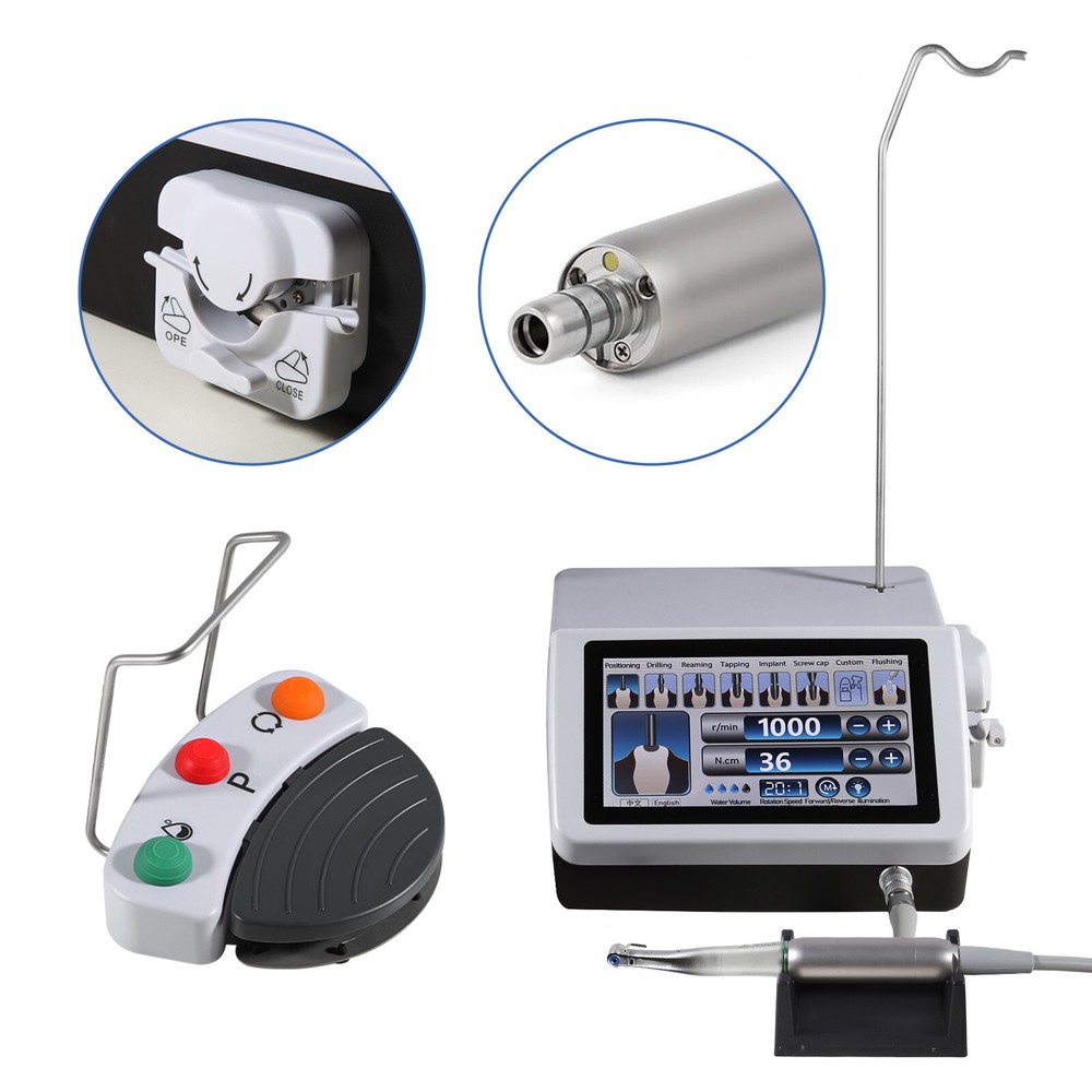 Dental Surgical Micro Motor Implant System Motor &20:1 Contra Angle