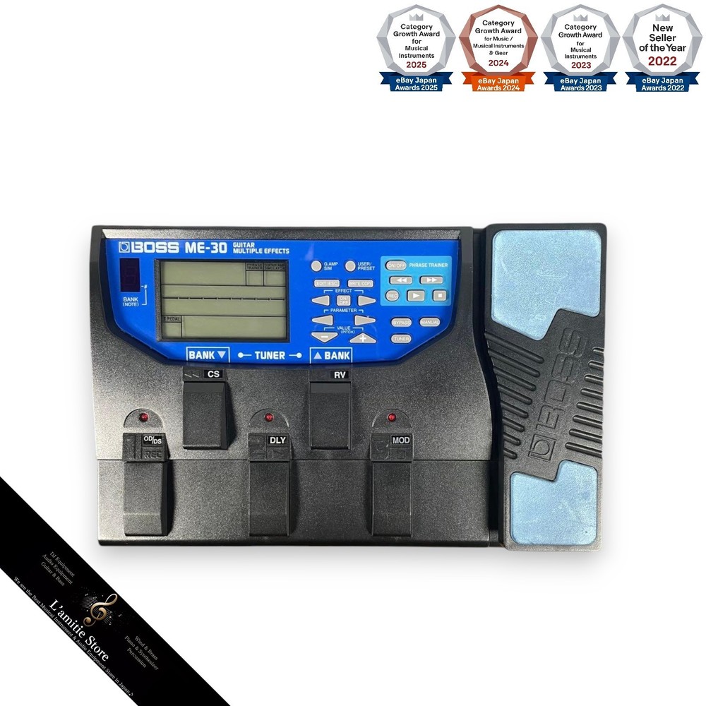 BOSS ME-30 Guitar Multiple Effects Multi Effect Pedal ME30 Operation Confirmed