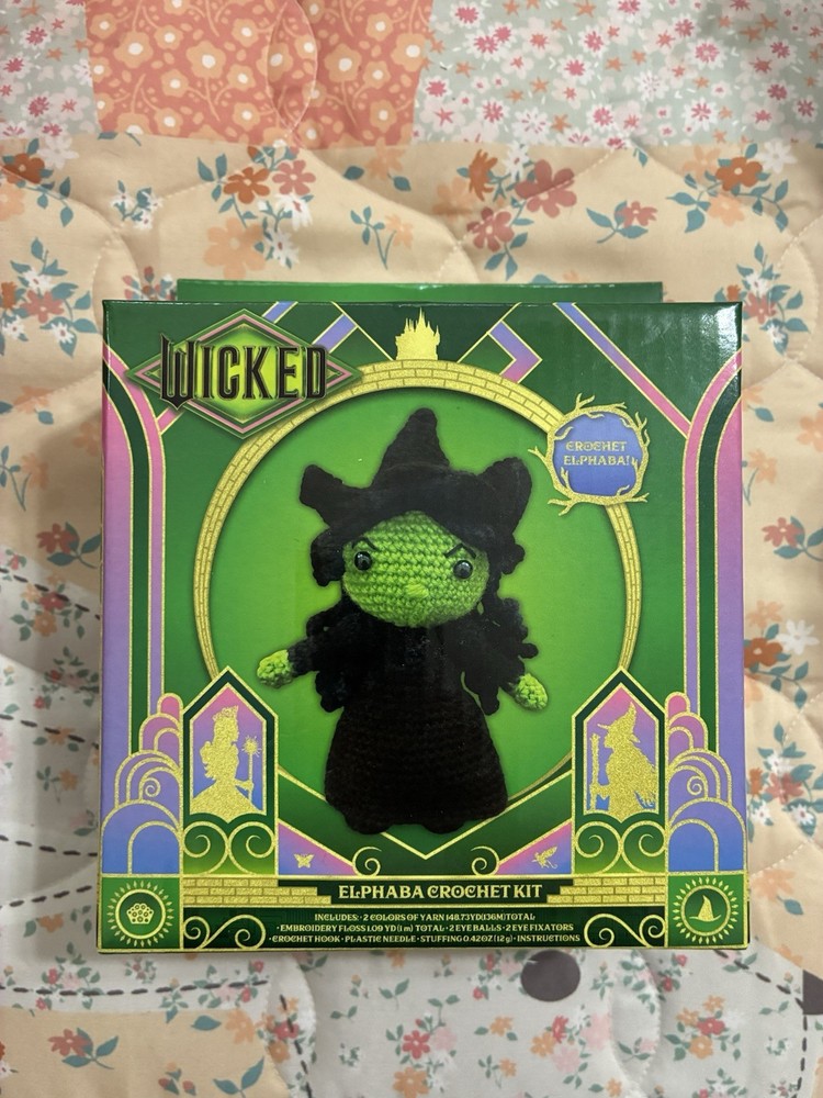 Wicked - Elphaba - Black Witch - Crochet Kit - Everything included
