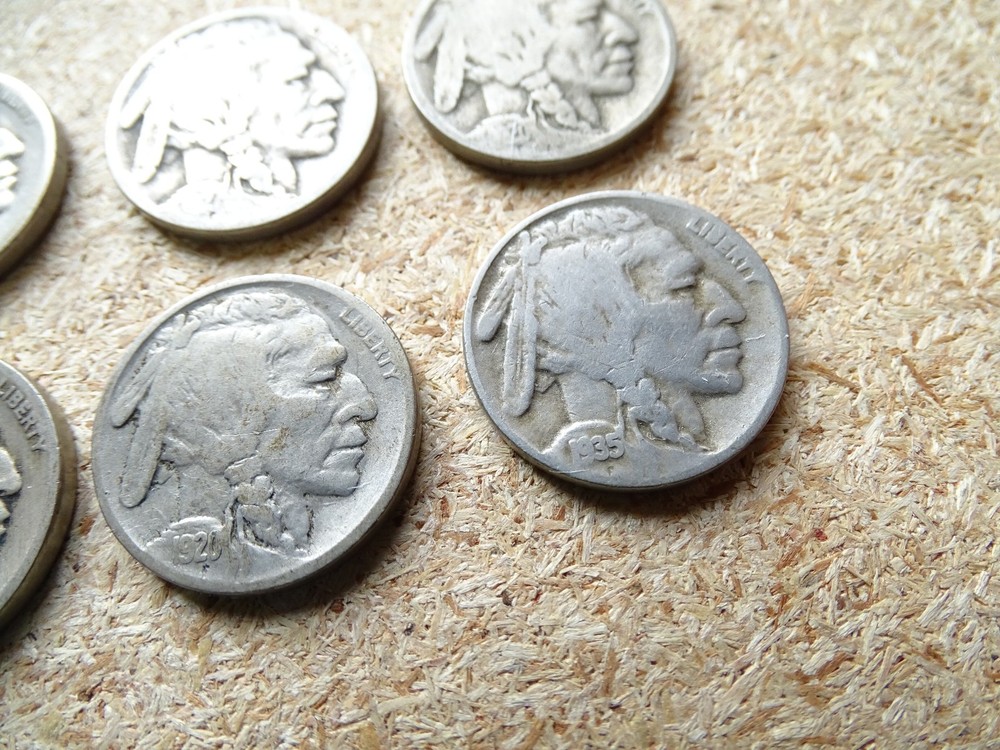 8 Assorted Buffalo Nickels / FedEx FS / 414933_8bn