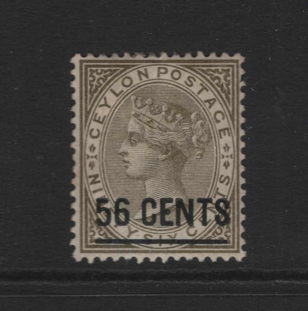 CEYLON SC#129 -- MH, F/VF --