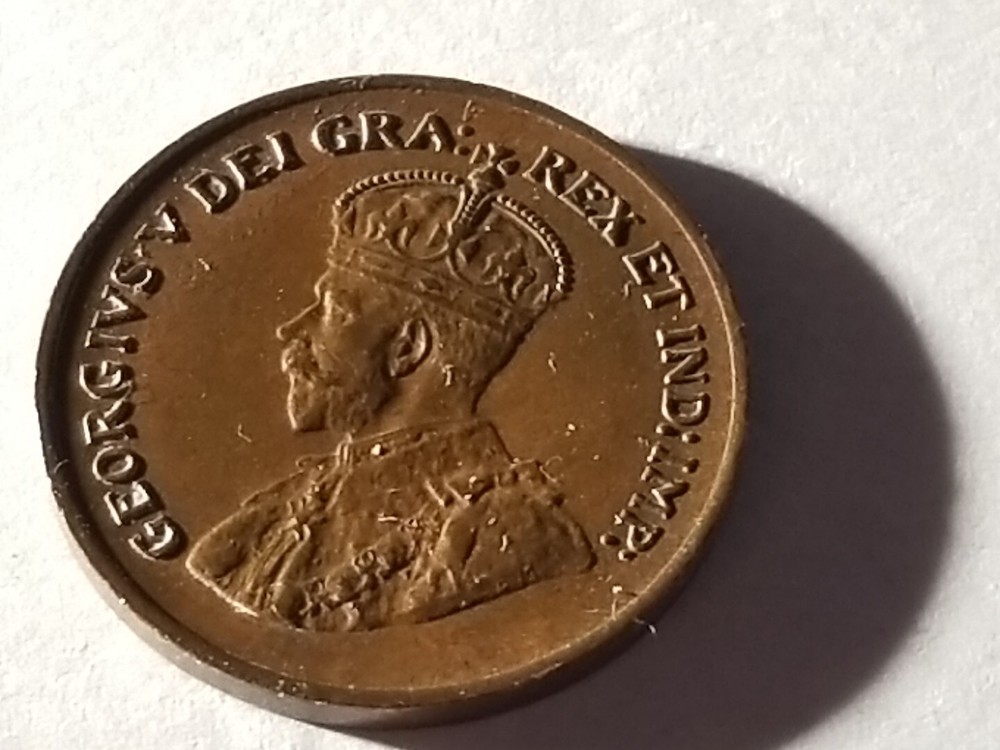 1933,  1 cent, Canada. NICE....