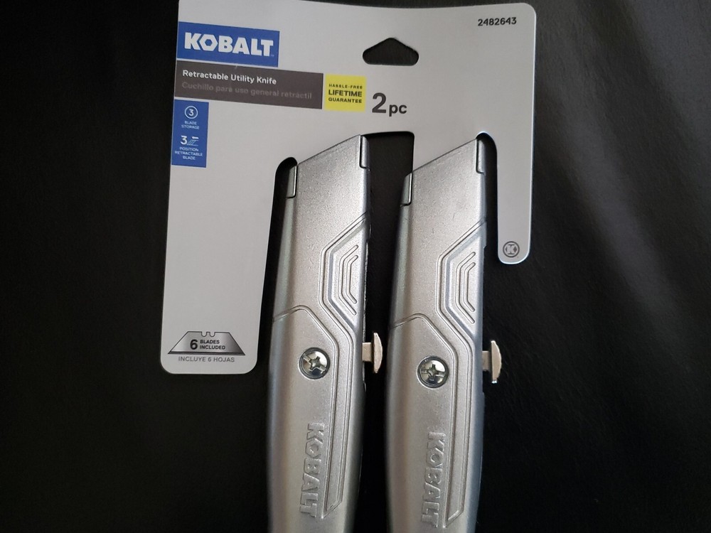 Kobalt Retractable Utility Knife (2 Pack)