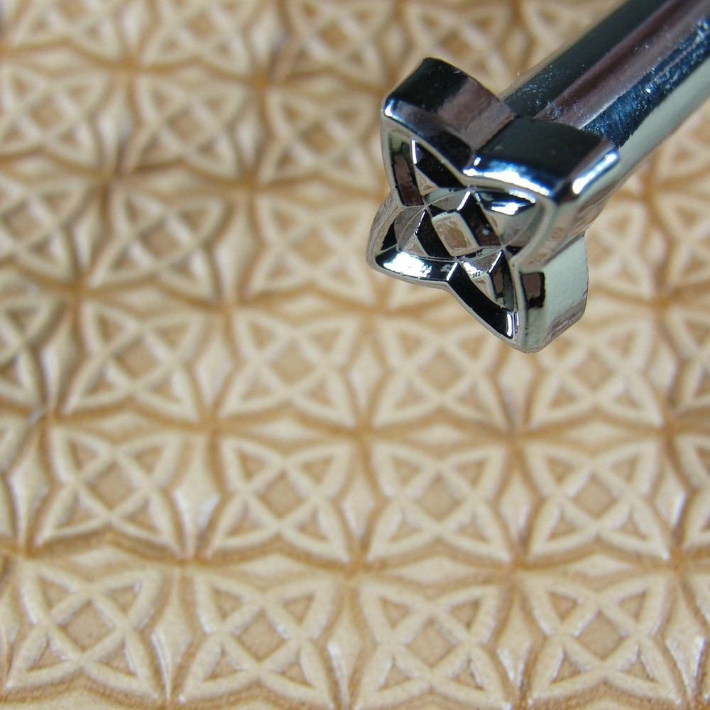 Leather Stamping Tool - Celtic Box Geometric Stamp