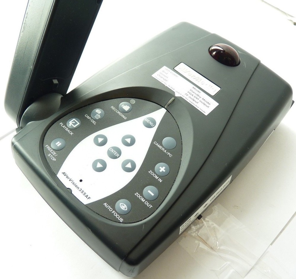 AVERMEDIA AVERVISION 355AF PORTABLE DOCUMENT CAMERA OVERHEAD PROJECTOR AS IS!
