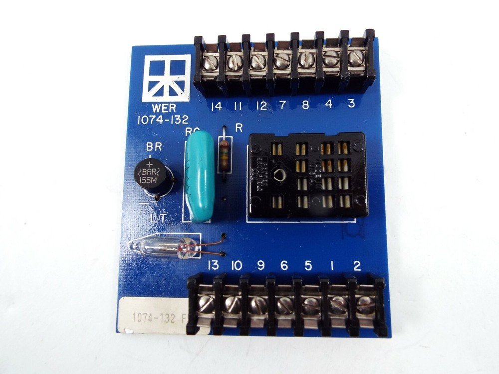 EMERSON WER 1074-132 RELAY BOARD