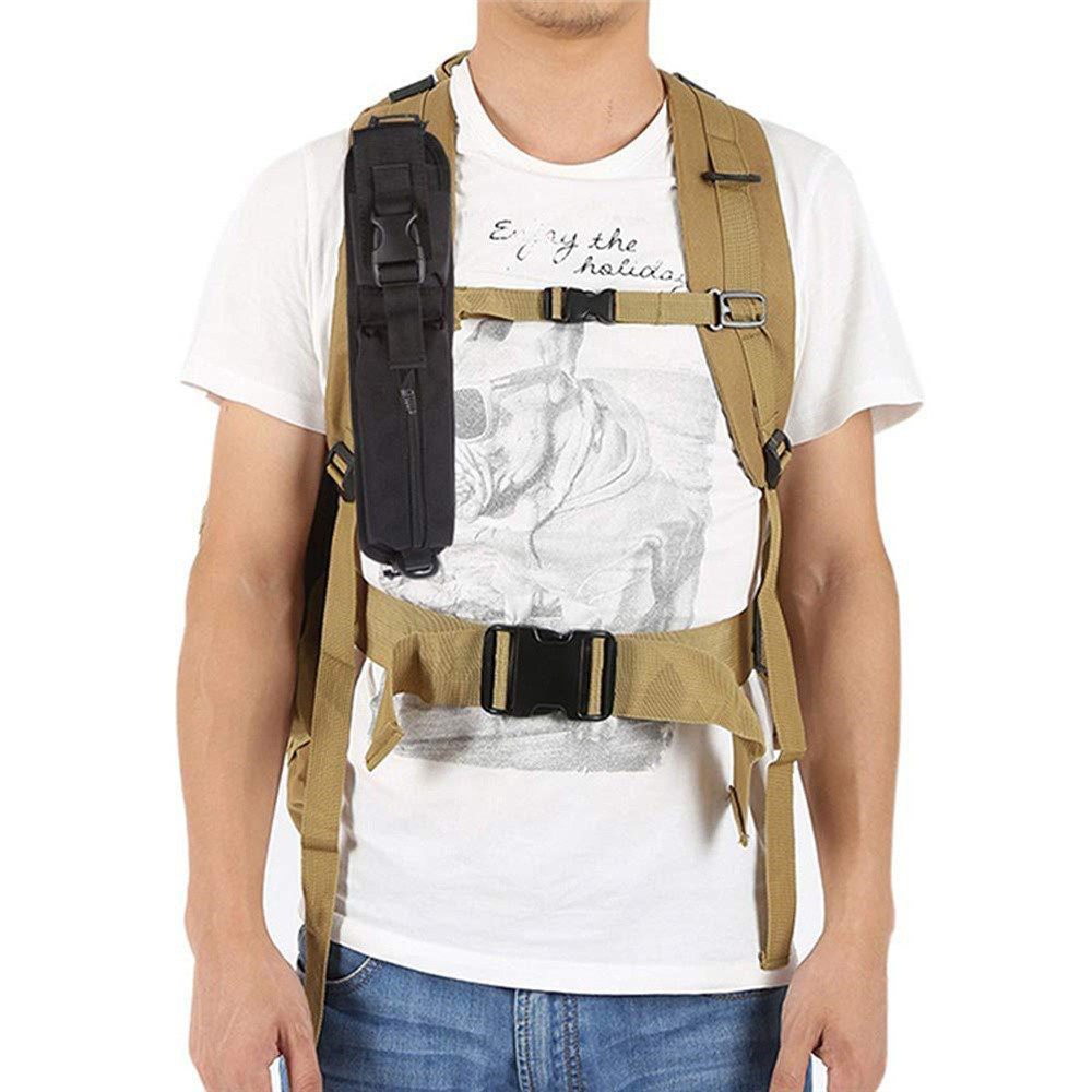 Tactical Khaki Shoulder Strap Sundries Pouch Molle Key Flashlight Pouch Pack