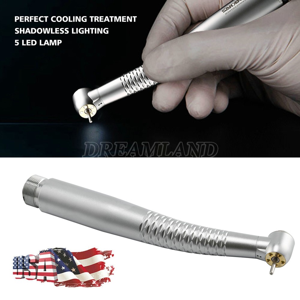 Dental OLED+ 5Light LED E-Generator High Speed Fiber Optic Handpiece 2HOLE/4HOLE