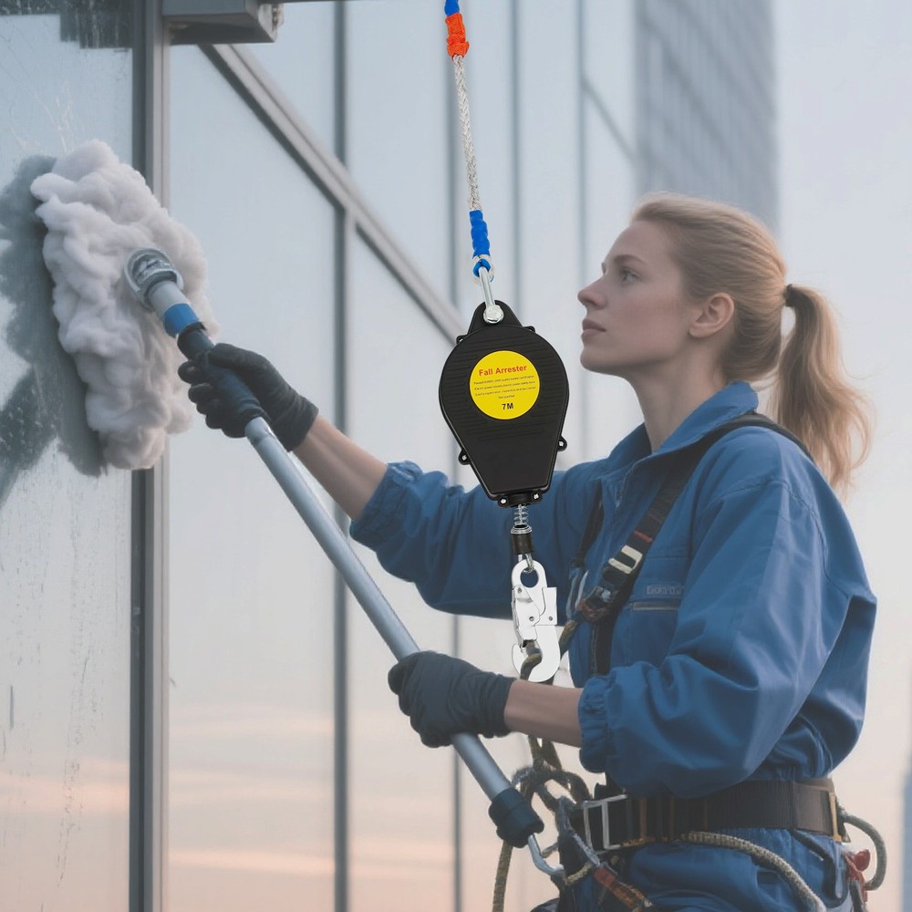 22.9ft Fall Arrester Fall Arrest Protector Fall Protection Gear Self-Retractable