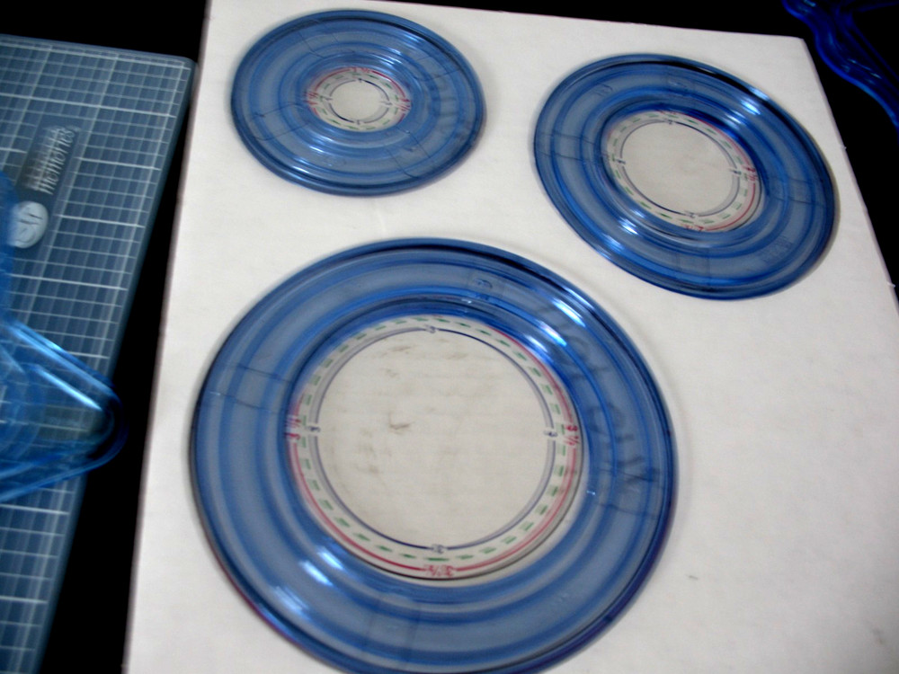 Creative Memories CustomCutting, mat blades, Ovals, Circles, Celestial Patterns.