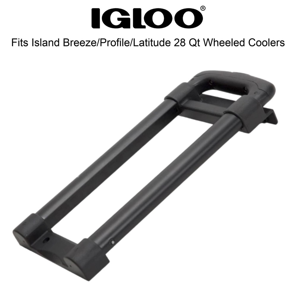 Igloo Replacement Telescoping Handle for Approx. 14"H x 6.25"W x 2"D, Black