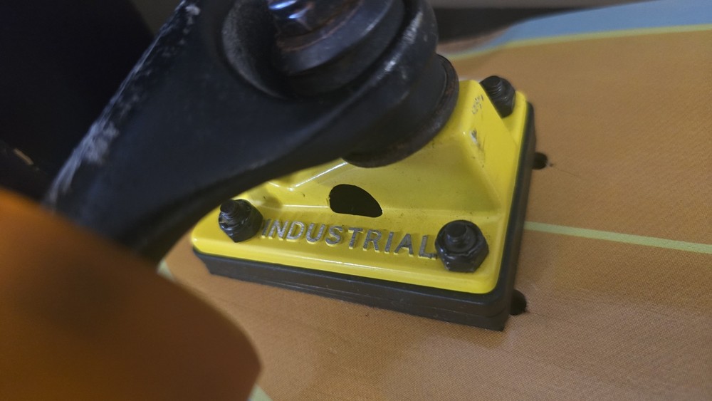 Custom Kryptonics 34 Fishtail Longboard Upgraded Industrial Trucks Rare