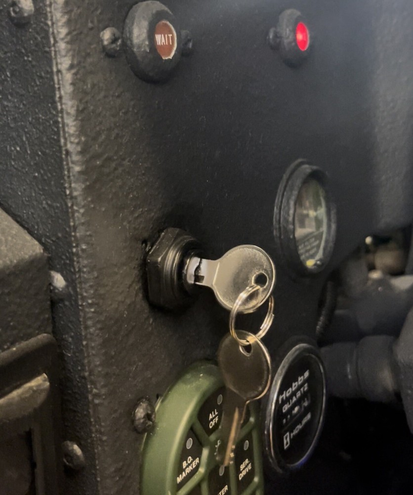 Install Kit + Black Keyed Ignition Switch Fits Humvee M998 Plug & Play H1