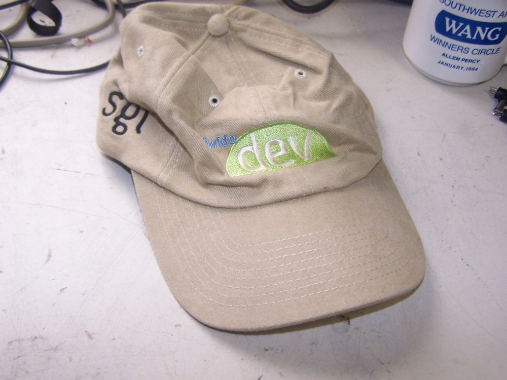 Vintage SGI  dev hat Gray color size adjustable