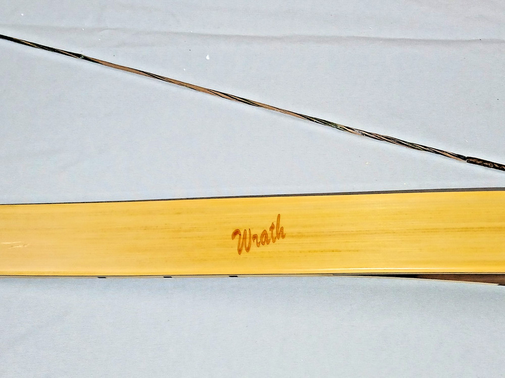 CHARRON ARCHERY - CUSTOM LONGBOW 62"AMO @ 48#