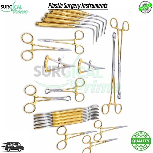 Plastic Surgery Instruments Set Of 21 Pcs