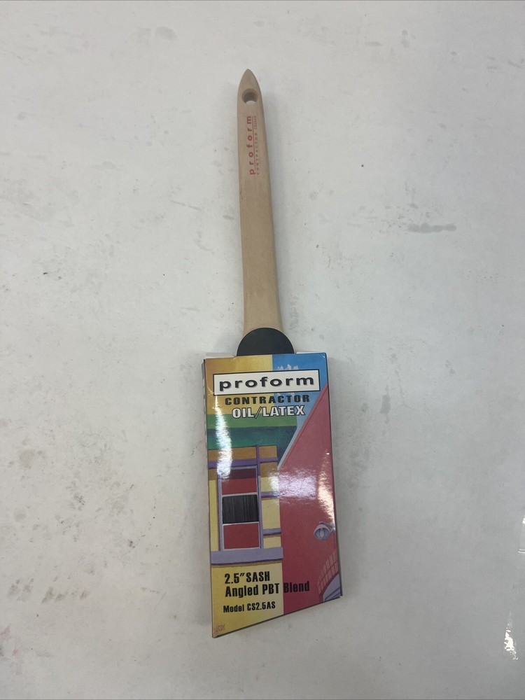 Cs2.5as 2.5" Angle Cut Pbt Brush W/Sash Handle, Part CS2.5AS, Proform Tech