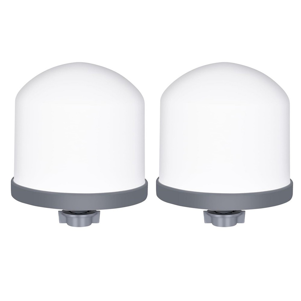 2 Pack Ceramic Candle Water Filter 0.2-0.5 Micron for Portable Purifier System