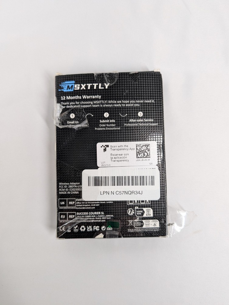 MSXTTLY Android Auto Wireless Adapter for Car - Mini Size - 5G Chip