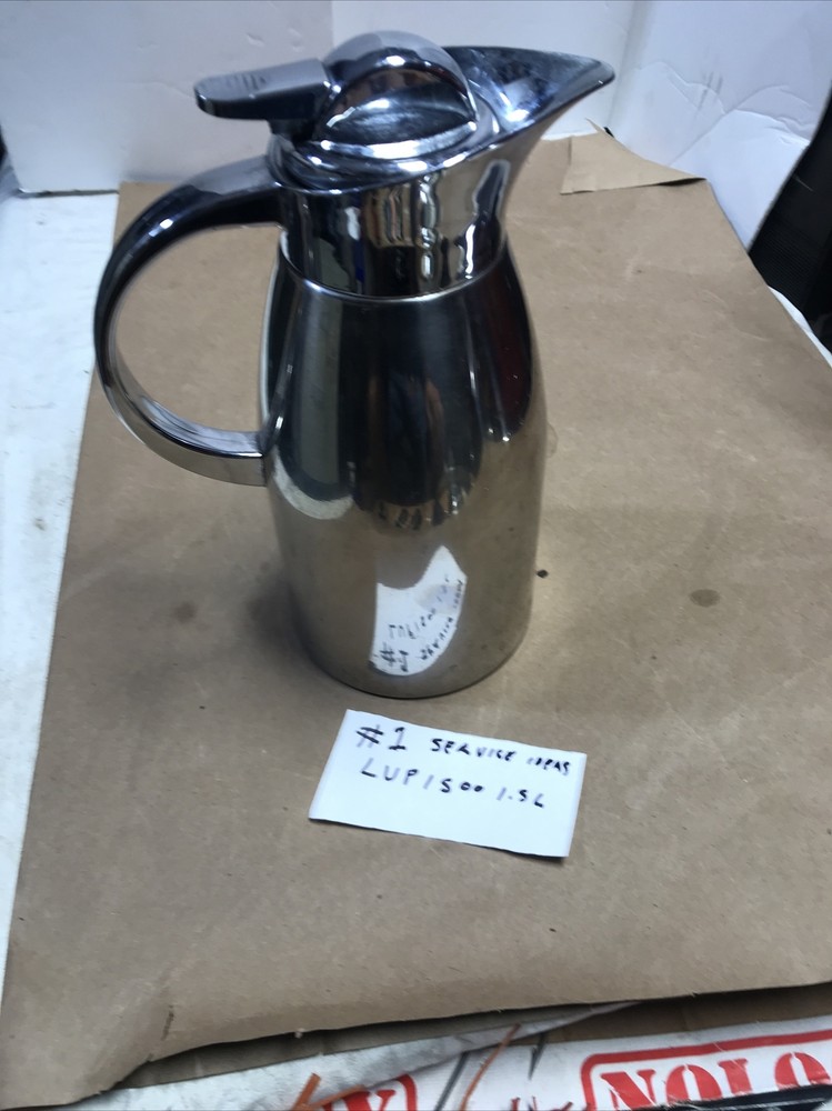 SERVICE IDEAS LVP1500 Elite Touch Push Button Server 1.5L Polished Stainless