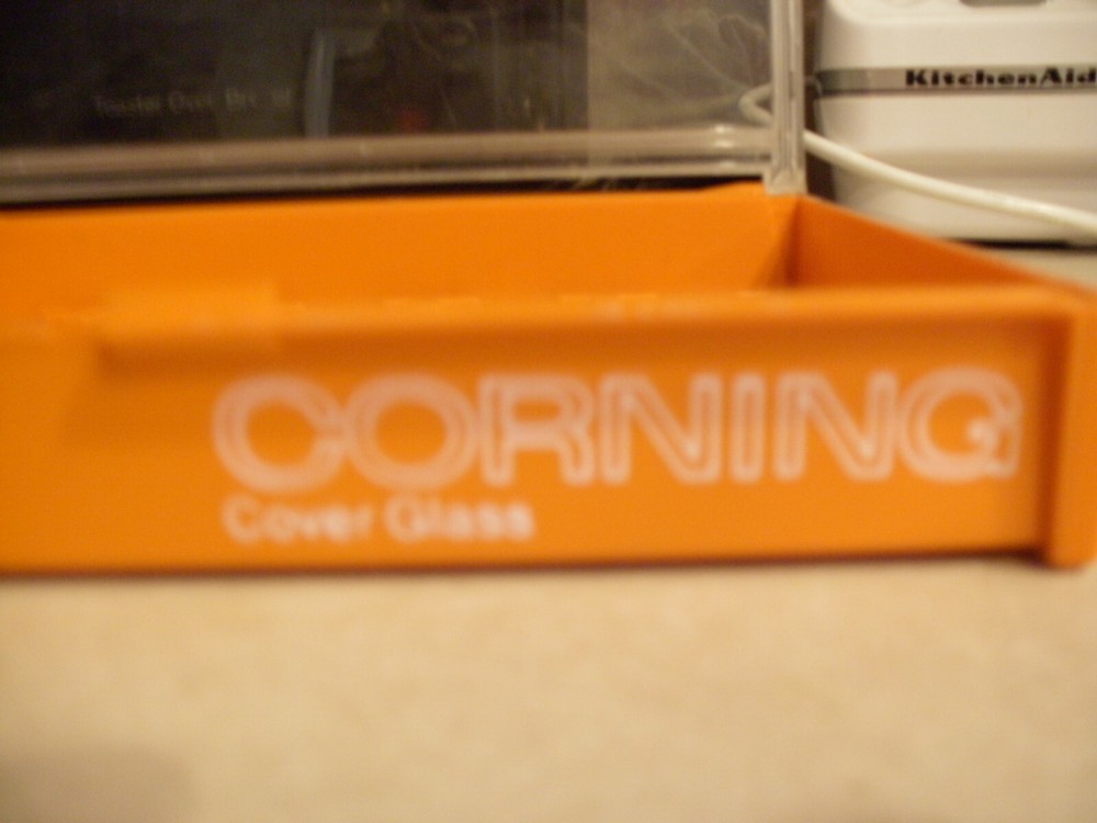 Corning Cover Glass Works Microscope Slide Cover Container