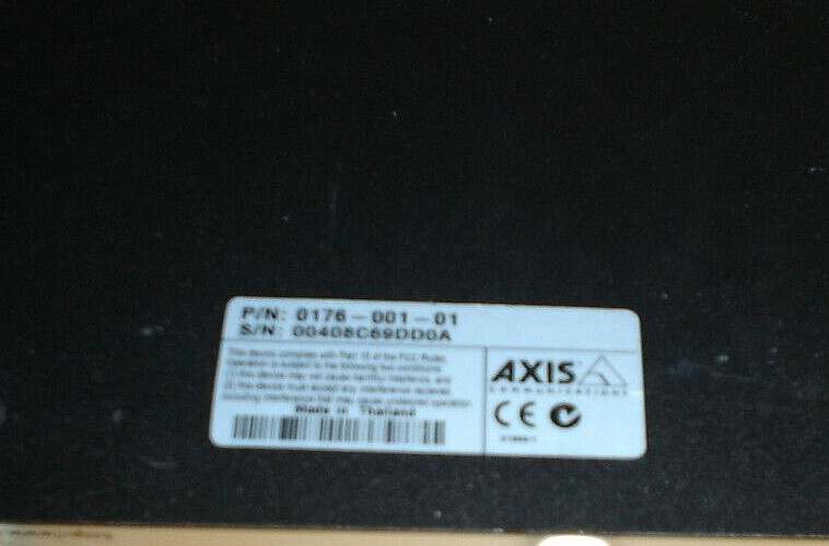 AXIS 2401+ Video Server 0176-001-01