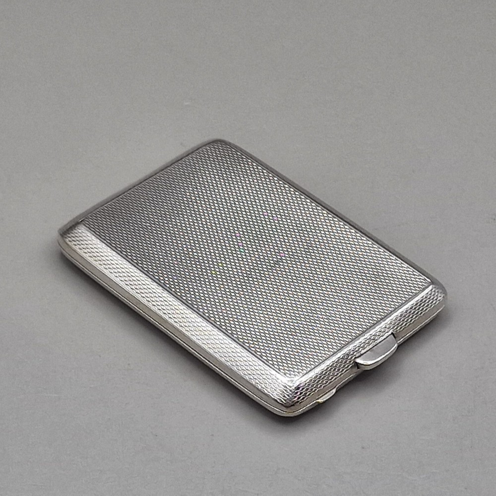 Sterling Silver Engine Turned Matchbook Case by Cohen & Charles 1936